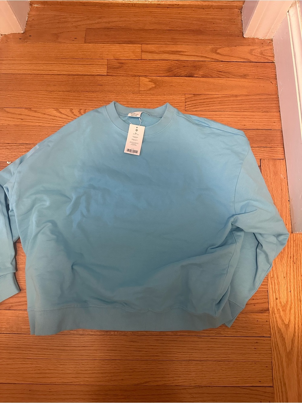 Year of Ours Pastel Blue Crewneck Sweatshirt